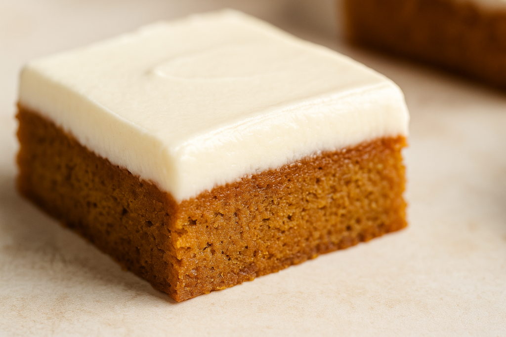 pumpkin cream cheese bars